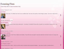 Tablet Screenshot of fosteringflora.blogspot.com