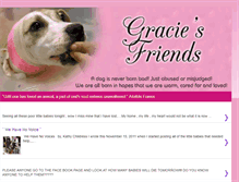 Tablet Screenshot of gracies-friends.blogspot.com