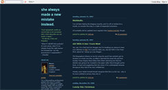 Desktop Screenshot of newmistakeinstead.blogspot.com