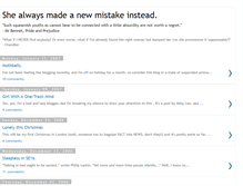 Tablet Screenshot of newmistakeinstead.blogspot.com