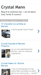 Mobile Screenshot of crystalmann.blogspot.com
