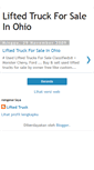 Mobile Screenshot of liftedtruckforsaleinohio.blogspot.com