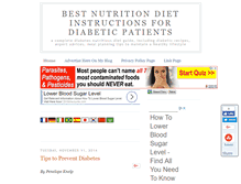 Tablet Screenshot of diabetesnutritiondiet.blogspot.com