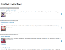 Tablet Screenshot of creativitywithdawn.blogspot.com