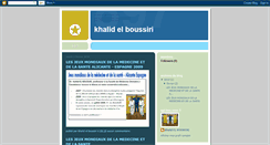 Desktop Screenshot of elboussiri.blogspot.com