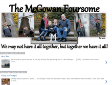 Tablet Screenshot of mcgowanfoursome.blogspot.com