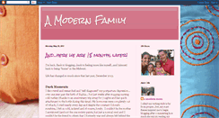 Desktop Screenshot of amodernfamily.blogspot.com