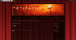 Desktop Screenshot of nchantedblog.blogspot.com