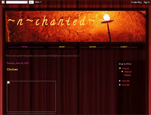 Tablet Screenshot of nchantedblog.blogspot.com