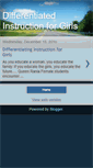 Mobile Screenshot of differentiatedinstructionforgirls.blogspot.com