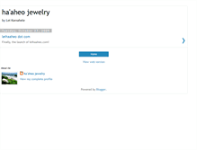 Tablet Screenshot of haaheojewelry.blogspot.com