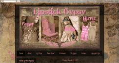 Desktop Screenshot of lipstick-gypsy.blogspot.com