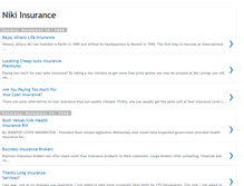 Tablet Screenshot of nikiinsurance.blogspot.com