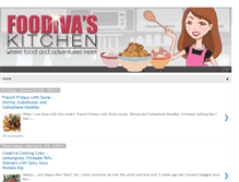 Tablet Screenshot of foodivakitchen.blogspot.com