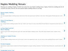 Tablet Screenshot of naplesweddingvenues.blogspot.com