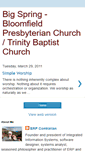 Mobile Screenshot of bigspringbloomfield.blogspot.com