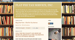 Desktop Screenshot of flatfeetaxservice.blogspot.com