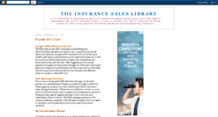 Desktop Screenshot of insurancesaleslibrary.blogspot.com