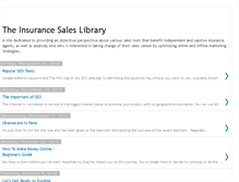 Tablet Screenshot of insurancesaleslibrary.blogspot.com