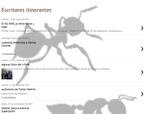 Tablet Screenshot of escritoresitinerantes.blogspot.com