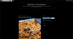 Desktop Screenshot of earthlyepicurean.blogspot.com