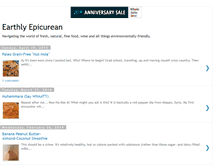 Tablet Screenshot of earthlyepicurean.blogspot.com