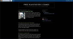 Desktop Screenshot of freeps3games.blogspot.com