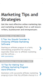 Mobile Screenshot of marketing-tips-strategies.blogspot.com