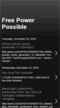 Mobile Screenshot of freepowerpossible.blogspot.com