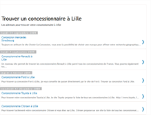 Tablet Screenshot of concessionnaire-lille.blogspot.com