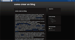 Desktop Screenshot of comocrearunblog-daniel.blogspot.com