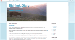 Desktop Screenshot of bishkekdiary.blogspot.com