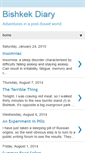 Mobile Screenshot of bishkekdiary.blogspot.com