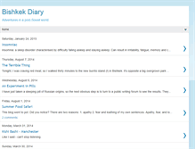 Tablet Screenshot of bishkekdiary.blogspot.com