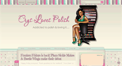 Desktop Screenshot of cryslovespolish.blogspot.com