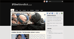 Desktop Screenshot of filmverdict.blogspot.com