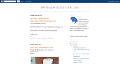 Desktop Screenshot of buffalobluedesigns.blogspot.com