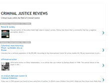 Tablet Screenshot of crimialjustice.blogspot.com
