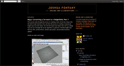 Desktop Screenshot of joshuafontany.blogspot.com