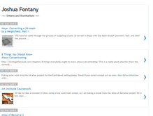 Tablet Screenshot of joshuafontany.blogspot.com