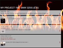 Tablet Screenshot of bmw325e30.blogspot.com