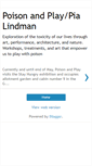 Mobile Screenshot of poisonandplay.blogspot.com