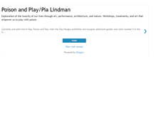 Tablet Screenshot of poisonandplay.blogspot.com
