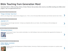 Tablet Screenshot of genword.blogspot.com