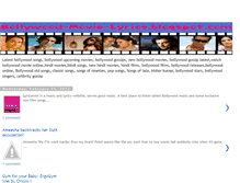 Tablet Screenshot of bollywood-movie-lyrics.blogspot.com