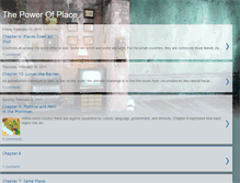 Tablet Screenshot of book2thepowerofplace.blogspot.com