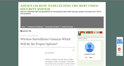 Desktop Screenshot of bestvideosecuritysystem.blogspot.com