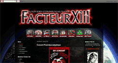 Desktop Screenshot of facteurxiii.blogspot.com