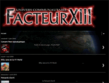 Tablet Screenshot of facteurxiii.blogspot.com