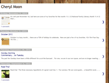 Tablet Screenshot of cherylmoondotcom.blogspot.com